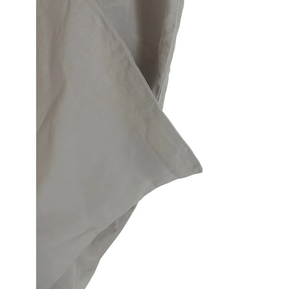 India Hicks Island Living Beige Cotton Linen Blend King Pillowcase Neutral